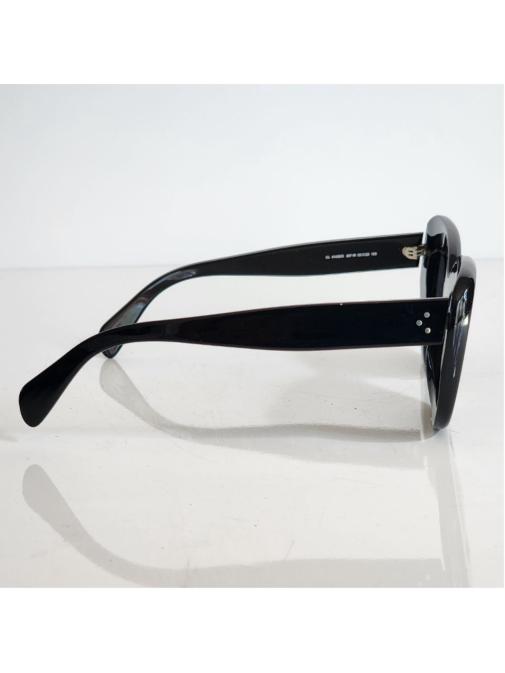 CELINE Black Oversized Square Sunglasses CL 41432/S 807 - Picture 4 of 10